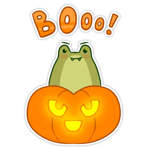 🎃 Стикер «жабенок» для Telegram