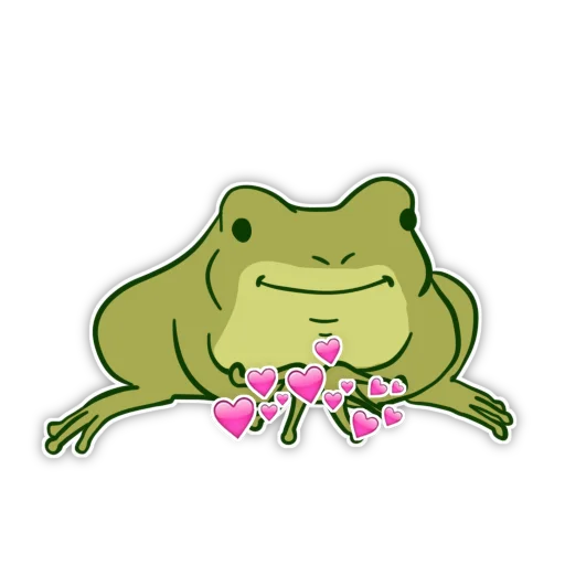 💕 Стикер «жабенок» для Telegram