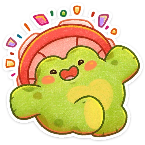 🐸 Стикер «Жабчик Мухоморов» для Telegram