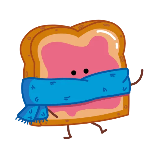 Стикерпак Toast and Jam для Telegram