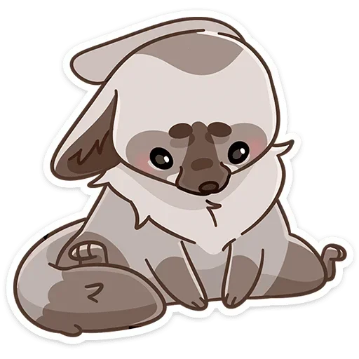 😕 Стикер «Топа без надписей» для Telegram