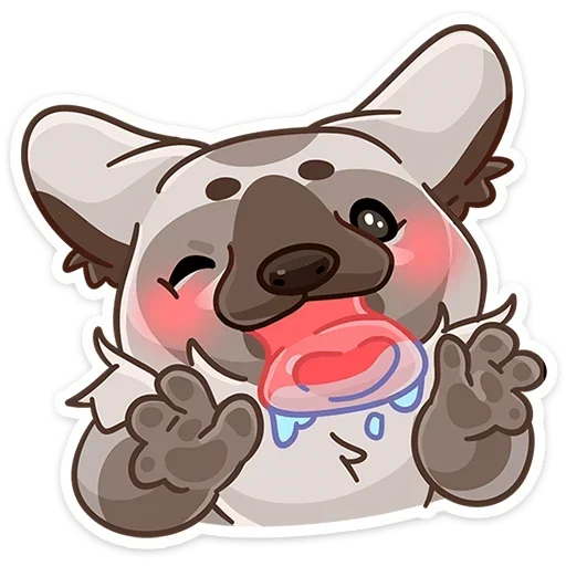 😛 Стикер «Топа без надписей» для Telegram