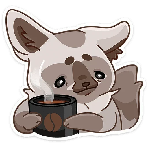 ☕️ Стикер «Топа без надписей» для Telegram