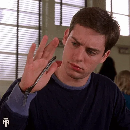 🕸 Стикер «Tobey Maguire Spiderman» для Telegram