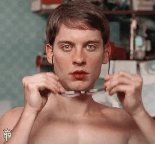 🕸 Стикер «Tobey Maguire Spiderman» для Telegram