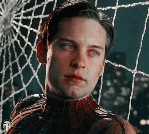 🕸 Стикер «Tobey Maguire Spiderman» для Telegram