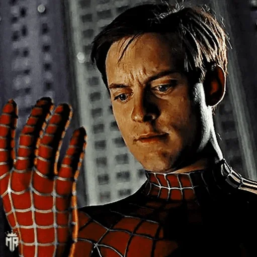 🕸 Стикер «Tobey Maguire Spiderman» для Telegram