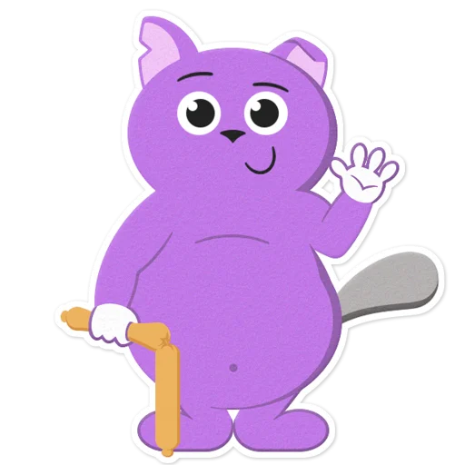 Стикерпак Tobey the cat для Telegram