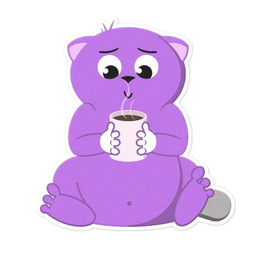 🍵 Стикер «Tobey the cat» для Telegram