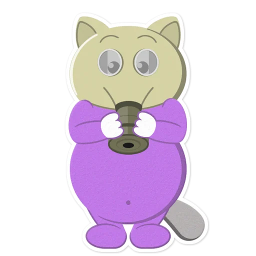 😶 Стикер «Tobey the cat» для Telegram