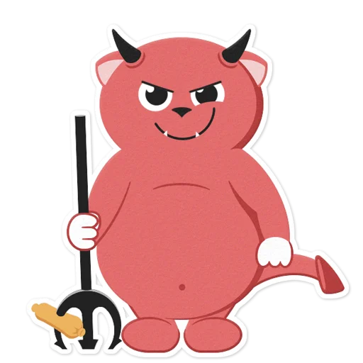 😈 Стикер «Tobey the cat» для Telegram