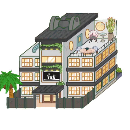 🏠 Стикер «Toca World Galya» для Telegram