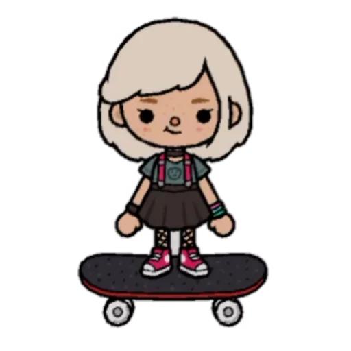 🛹 Стикер «toca.world.aiko» для Telegram
