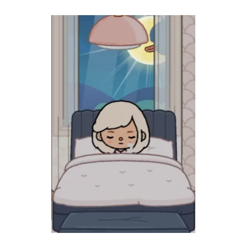 😴 Стикер «toca.world.aiko» для Telegram