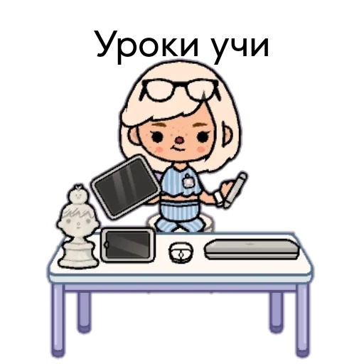 📚 Стикер «toca.world.aiko» для Telegram
