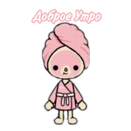 ☀️ Стикер «toca.world.aiko» для Telegram