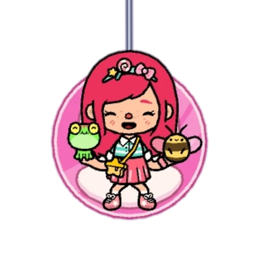 🌸 Стикер «toca.world.aiko» для Telegram