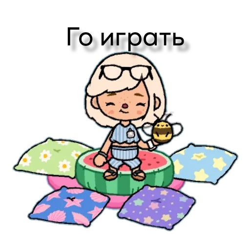 📱 Стикер «toca.world.aiko» для Telegram