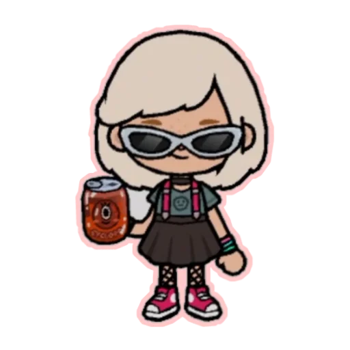 🧃 Стикер «toca.world.aiko» для Telegram