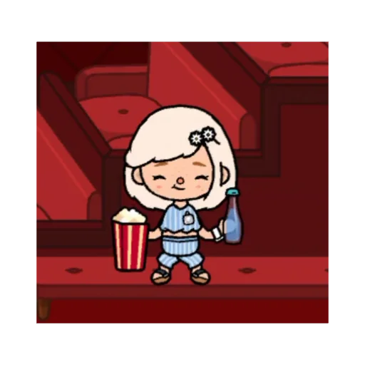 🍿 Стикер «toca.world.aiko» для Telegram