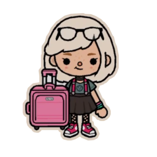 👑 Стикер «toca.world.aiko» для Telegram