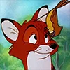🦋 Эмодзи «tod and vixey Fox and the Hound» для Telegram