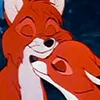 🥰 Эмодзи «tod and vixey Fox and the Hound» для Telegram