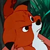 😠 Эмодзи «tod and vixey Fox and the Hound» для Telegram