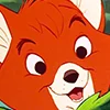 😛 Эмодзи «tod and vixey Fox and the Hound» для Telegram