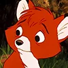 🙁 Эмодзи «tod and vixey Fox and the Hound» для Telegram