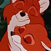 🥰 Эмодзи «tod and vixey Fox and the Hound» для Telegram