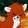 😖 Эмодзи «tod and vixey Fox and the Hound» для Telegram