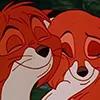 Стикерпак tod and vixey Fox and the Hound для Telegram