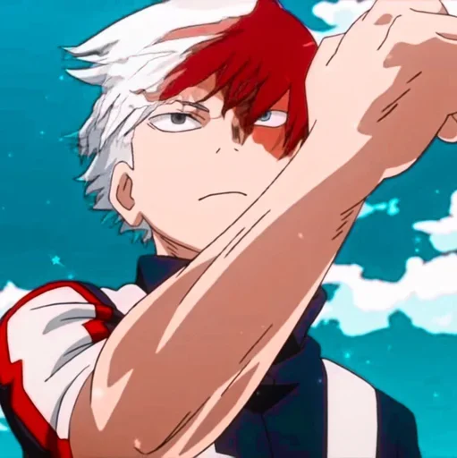 💪 Стикер «Shouto Todoroki» для Telegram