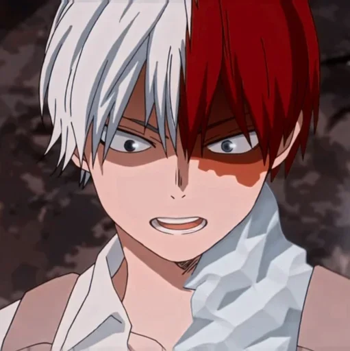 😨 Стикер «Shouto Todoroki» для Telegram
