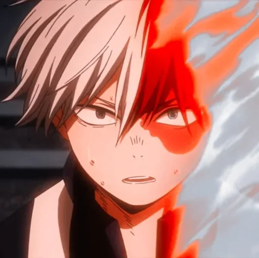 😐 Стикер «Shouto Todoroki» для Telegram