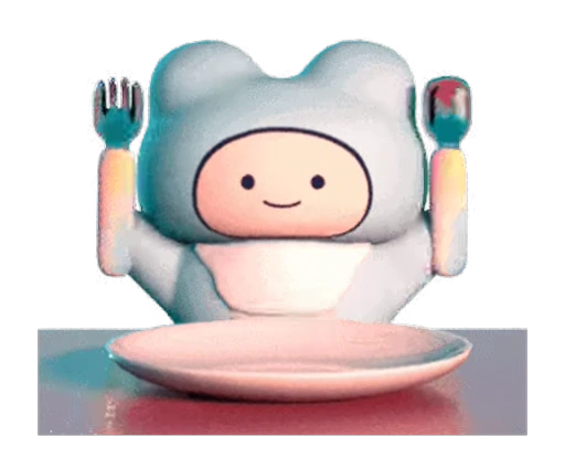 🍽️ Стикер «KUMADOMO» для Telegram