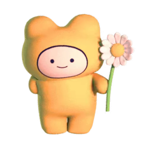 💐 Стикер «KUMADOMO» для Telegram