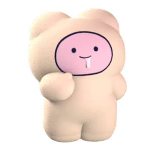 🫥 Стикер «KUMADOMO» для Telegram