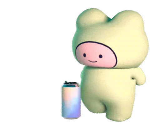 🫥 Стикер «KUMADOMO» для Telegram