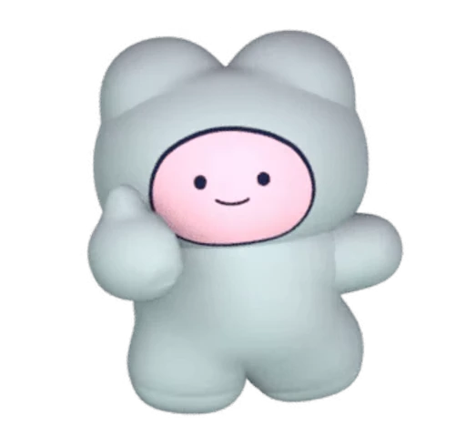 🫥 Стикер «KUMADOMO» для Telegram