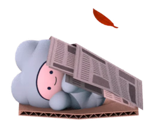 😴 Стикер «KUMADOMO» для Telegram
