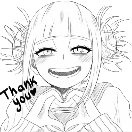 ❤️ Стикер «Toga Himiko» для Telegram