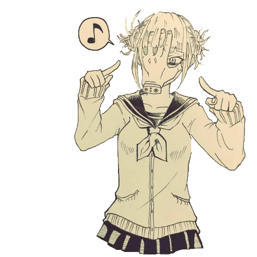 🎼 Стикер «Toga Himiko» для Telegram