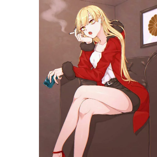 🚬 Стикер «Toga Himiko» для Telegram