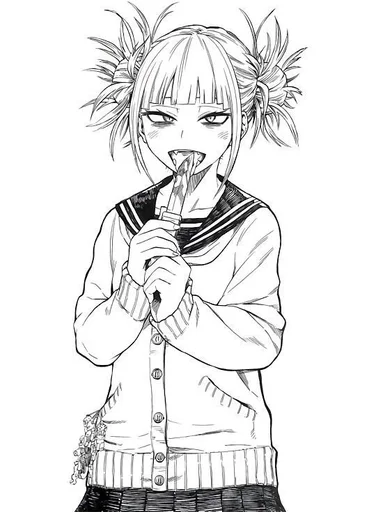 😀 Стикер «Himiko Toga» для Telegram