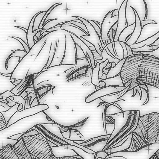☺ Стикер «Himiko Toga» для Telegram