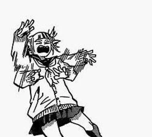 😧 Стикер «Himiko Toga» для Telegram