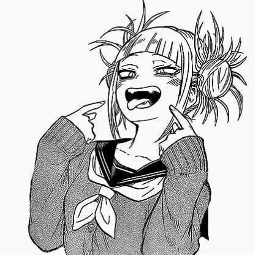 😼 Стикер «Himiko Toga» для Telegram