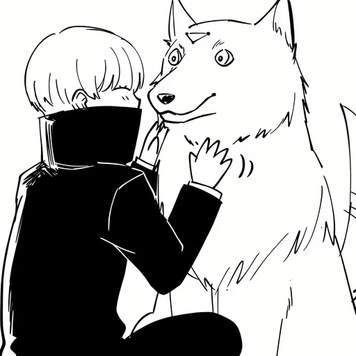 ▫️ Стикер «Toge Inumaki» для Telegram